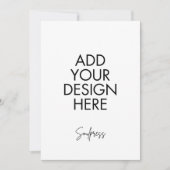 Impression personnalisée de la carte d'invitation (Devant)