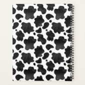 Impression personnalisée de vache noire et blanche (Dos)