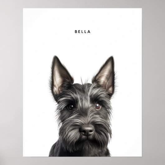 Impression personnalisée écossaise Terrier (Devant)