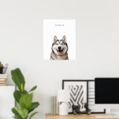 Impression personnalisée Husky (Bureau à domicile)