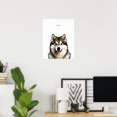 Impression personnalisée Husky (Bureau à domicile)