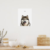 Impression personnalisée Husky (Cuisine)