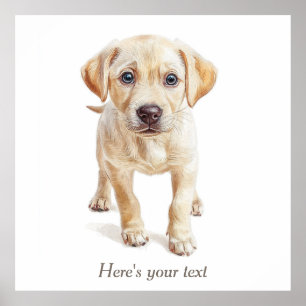 Impression personnalisée pour la nurserie de chiot