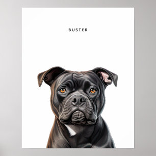 Impression personnalisée Staffordshire Bull Terrie