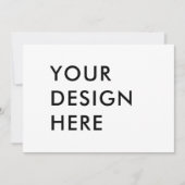 impression personnalisée sur invitation 7x5 (Devant)