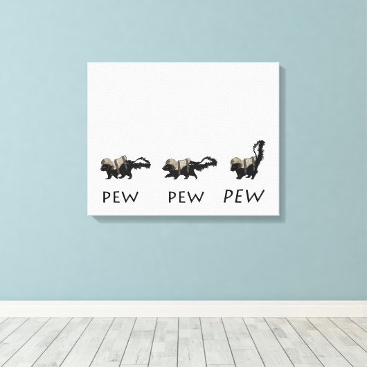 Impression "PEW PEW PEW" par Jaime Munt (Insitu (Plancher de Bois))