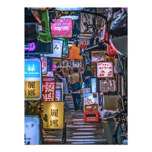IMPRESSION PHOTO 東京の居酒屋街Lサイズ (Devant)