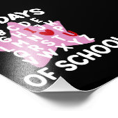 Impression Photo 100 Jours D'Alphabet Scolaire 100E Jour Enseignant (Coin)