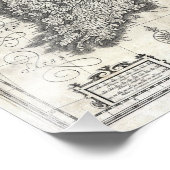 Impression Photo 1631 Map of the British Isles by Joan Blaeu (Coin)