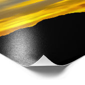 Impression Photo 1996-2-Arizona Désert au coucher du soleil avec Sa (Coin)