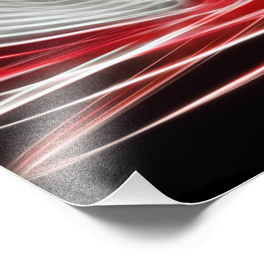 Impression Photo 1 rouge tordu (Coin)