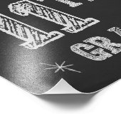 Impression Photo 1er jour de 11e année, 1er jour d'école, Junior (Coin)