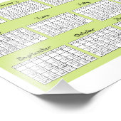 Impression Photo 2023 Calendrier Fabric Font Rabbits Danser (Coin)