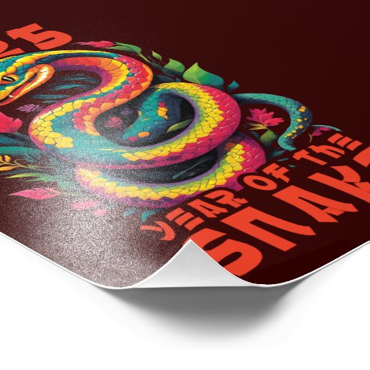 Impression Photo 2025 Année Du Serpent (Coin)