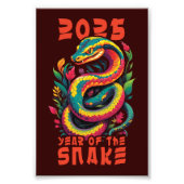 Impression Photo 2025 Année Du Serpent (Devant)