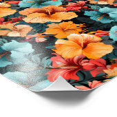 Impression Photo #20 Motif floral (Coin)