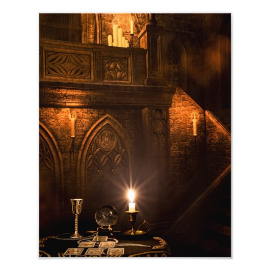 Impression Photo 2114-Lecture du château médiéval de Tarot (Devant)