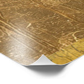 Impression Photo *~* 23 F4 Elégant Flower Gold Vintage (Coin)