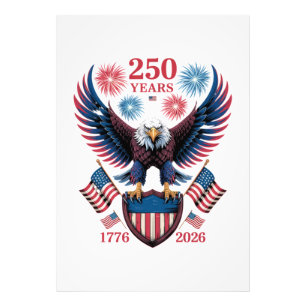 Impression Photo 250e anniversaire 250 ans États-Unis 1776