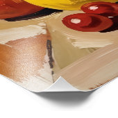 Impression Photo 27.03" x 27.03" Still Life Wine Fruit  (Coin)