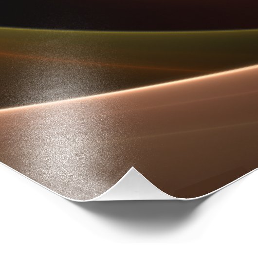 Impression Photo 3D Spirale Abstraite couleurs chaudes Art fractal  (Coin)