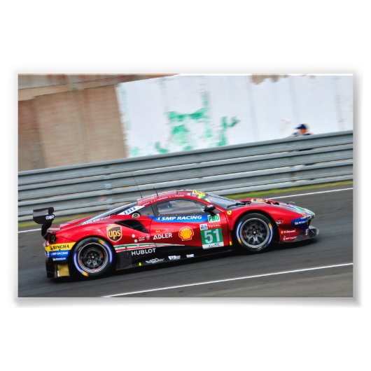 Impression Photo 488 GTE EVO 24 Heures du Mans 2018 (Devant)