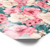 Impression Photo #4 Motif floral (Coin)