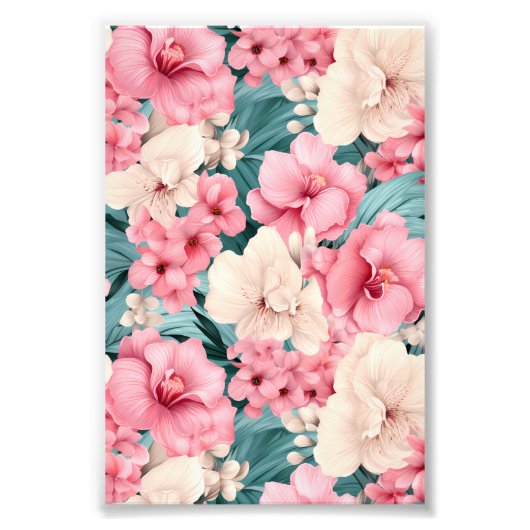 Impression Photo #4 Motif floral (Devant)