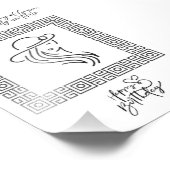 Impression Photo 50 ans de grâce et de beauté (Coin)