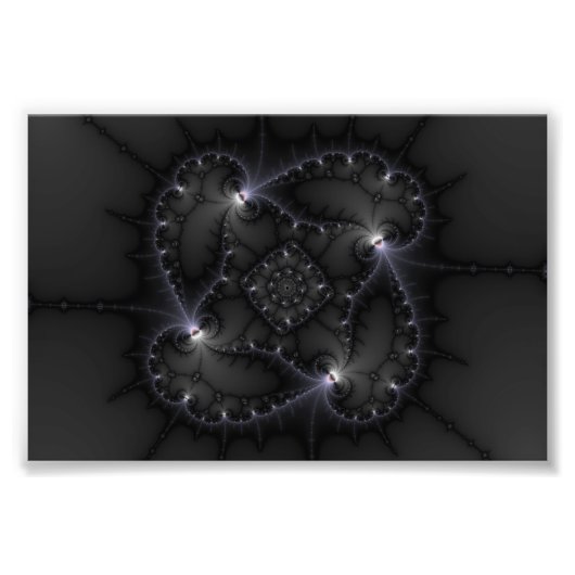 Impression Photo 50 Nuances De Gris - Art Fractal (Devant)