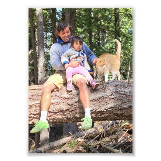 Impression photo 5 po x 7 po || Log Love ! (Devant)