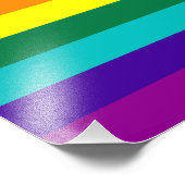 Impression Photo 7 bandes Rainbow Pride (Coin)