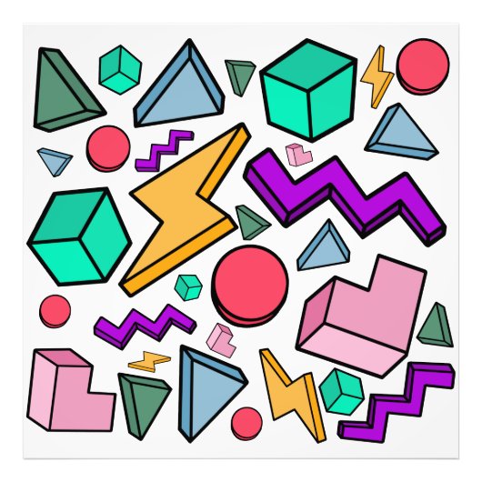 Impression Photo 80s esthétique Vintage rétro (Devant)