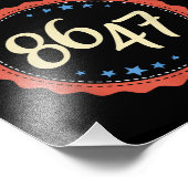 Impression Photo 86 47 Anti Trump drôle (Coin)