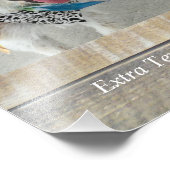 Impression Photo 8 Photos de famille, grain de bois, nom et année D (Coin)