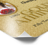 Impression Photo 8x10 50e Collage Annivsersaire d'or (Coin)