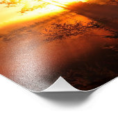 Impression Photo 8X10 Brume de lever du soleil dans le Pacifique No (Coin)