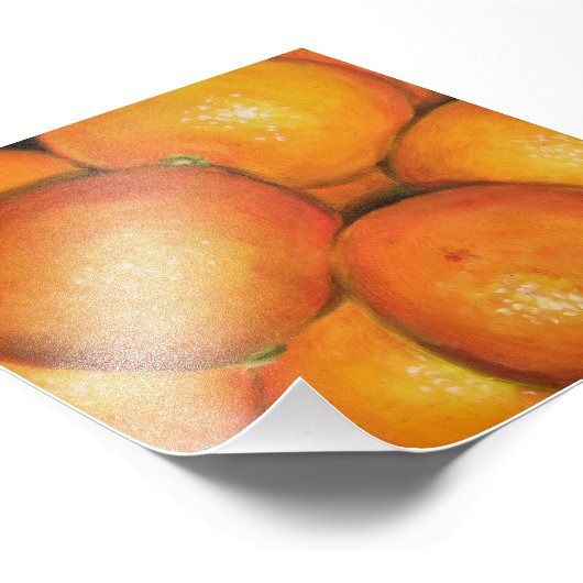 Impression photo 8x8" - Oranges (Coin)