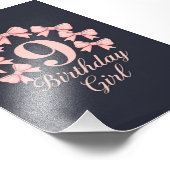 Impression Photo 9th Birthday Girl (Coin)