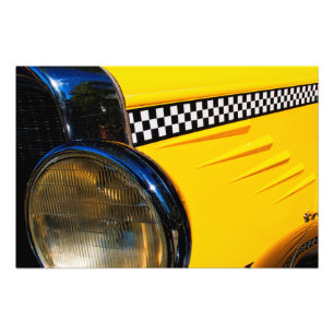 Impression Photo à damiers passé