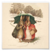 Impression Photo "A Happy Pair" de Beatrix Potter (Devant)