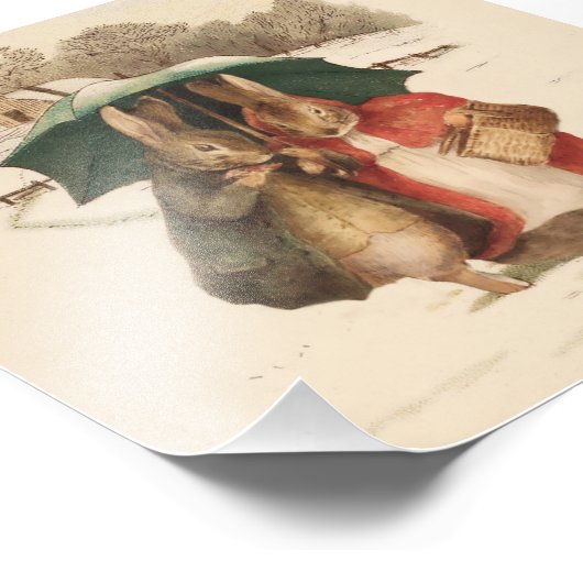 Impression Photo "A Happy Pair" de Beatrix Potter (Coin)