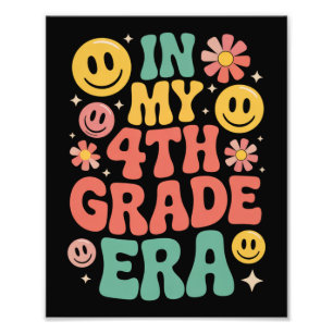 Impression Photo À l'ère de ma quatrième année Rétro 4e année Retou