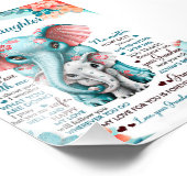 Impression Photo À Mon Cadeau Fille Éléphant, Fille Anniversaire (Coin)