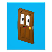 Impression photo à porte ouverte