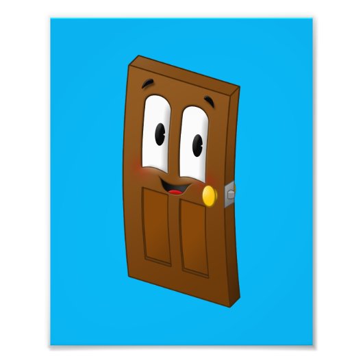 Impression photo à porte ouverte (Devant)