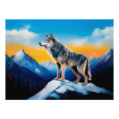 Impression Photo A wolf  (Devant)