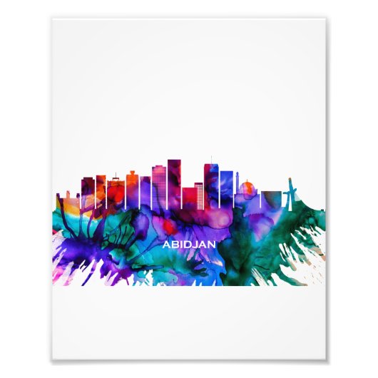 Impression Photo Abidjan Skyline (Devant)