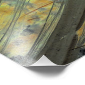Impression Photo "Above a Beaver Dam II" Abstractly Enhanced Pond (Coin)
