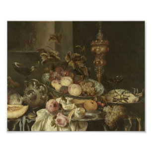Impression Photo Abraham Hendricksz. Van Beyeren - toujours en vie,
